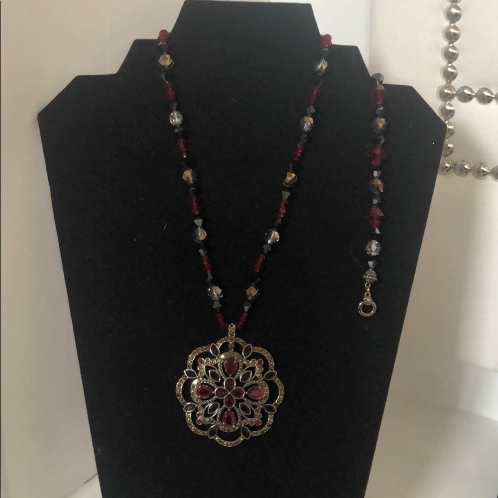 Swarovski necklace and bracelet